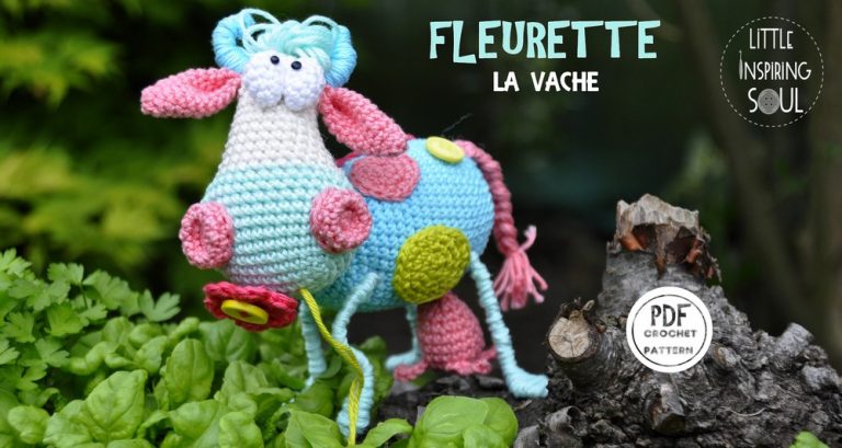amigurumi vache